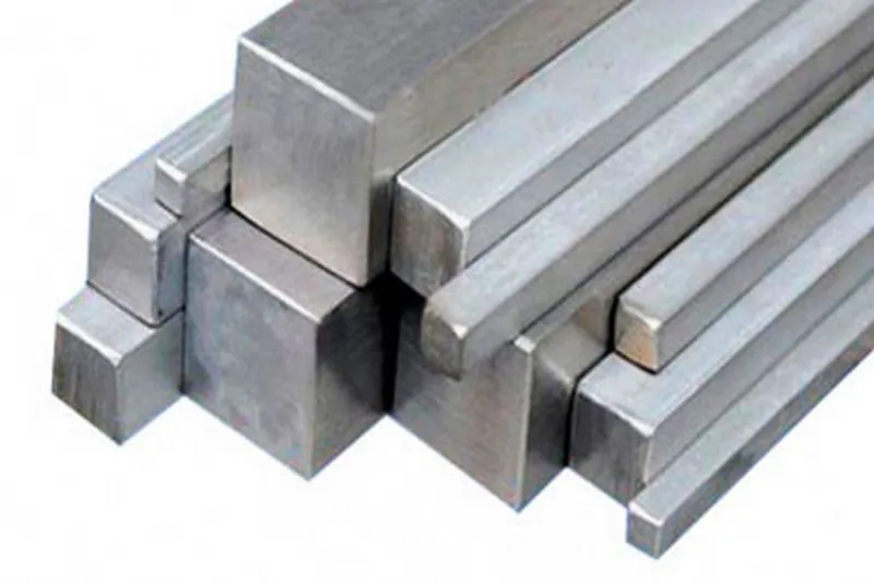 Vergalhão quadrado de alumínio