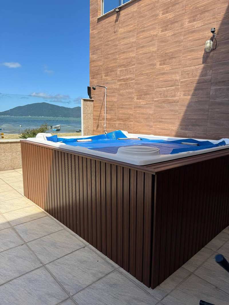 Deck alumínio spa jacuzzi externo